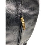 Louise et Cie  Navaria Women's Black Calf Leather Block Heel Knee High Boots Sz 7 Photo 6