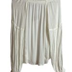 Free People  Banda Front Tie Blouse Size XS NWT Photo 4