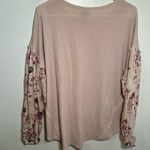Knox Rose  Thermal Long Sleeve Top Light Pink Floral Photo 10