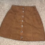 H&M Brown Button Down Skirt Photo 0