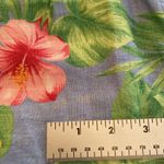Lauren Ralph LRL Linen Tropical Hawaiian Hibiscus Cottagecore Feminine Shorts 6 Green Photo 9