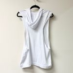 Live the Pickleball Highlife PBH Drop Armhole Hooded Tank Top White Women's L Size L Photo 3