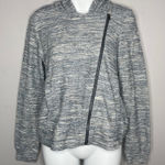 Anthropologie SATURDAY SUNDAY Knit Moto Jacket Womens Size XS Comfy Asymmetrical Photo 0