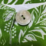 Farm Rio  Green‎ Delicate Tapestry Lenzing™ Ecovero™ Euroflax™ Blouse Photo 5