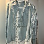 Free People (Reworked)  Ready or Not Chambray Top In Color Rumi Wash Photo 14