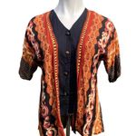 Naturally Yours Honolulu Hawaii Women’s Attached Vest Layered Blouse Size Medium Photo 1