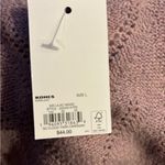 SO  “Cloud Yarn” Pointelle Knit Open Front Cardigan, Dusty Lilac, Large, NWT Photo 1