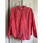 LC Lauren Conrad Lauren Conrad Coral Eyelet Button-Front Top Shajacket  – Size 2XL – Photo 2