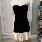Lulus NWT " Elevated Invite Black Velvet Strapless Mini Dress Photo 6