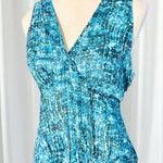 Derek Lam for Design Nation Blue Abstract Print Maxi Dress - Size M Photo 1
