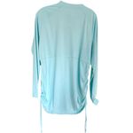Evedoos Long Sleeve Blue 1/4 zip Workout Shirt Anti UV Sz Xl NWT Photo 2