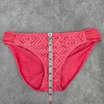 Becca  by Rebecca Virtue Pink‎ Floral Cheeky Medium Bikini Bottom Swimwear Photo 3