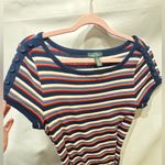 Lauren Ralph Lauren Women’s Striped Short Sleeve Belted T Photo 4
