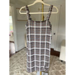 Rue 21  Dark Academia Mini Dress Plaid Preppy Y2K Summer Boho Clueless Gossip Girl Photo 1