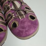 DULUTH PURPLE SUEDE LEATHER BUNGEE ADJUSTABLE OPEN WATER HIKING OUTDOOR SHOES Pink Size 6.5 Photo 3