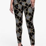 Thalia Sodi Pants Womens Multicolored Slim Fit Highrise Chain Animal Print Photo 0