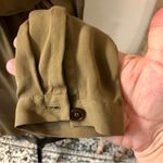 BCBGMAXAZRIA Max Azria 100% Silk Shirtdress in Olive Photo 7