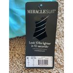 MiracleSuit  Blue/Black Vneck Slimming 1pc Swimsuit Bathing Suit 8 NEW NWT READ‎ Photo 11