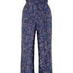 Paloma Blue “Eclipse” star print silk crepe de chine navy sleeveless jumpsuit Photo 0