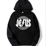 Highway to Heaven JESUS Hoodie Christian RELIGIOUS sweatshirt Black Size L Photo 1