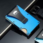 Airtag Wallet (No Airtag), Metal Wallet, Mens Wallet with Money Clip, Minimalist Wallet, Slim Wallet for Men, Air Tag Wallet for Men Gift Photo 6