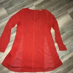 Chico's zenergy, tunic or dress, size 0, v neck, flowy, brick color, pit to pit measurement is 17, length is 28 Photo 5