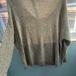 Sweater Dark Brown / Gray Cowl Neck Size M Photo 1