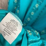 Love Reign  Teal Dress with Floral Embroidery Photo 4