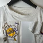 Nba Los Angeles Lakers Graphic Tee Vintage 90s White Large L T Shirt Photo 7