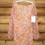 Mac Duggal 93547 Womens FLORAL PRINT SEQUINED PUFF SLEEVE GOWN Photo 7