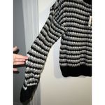 Romeo + Juliet Couture New! Gothic Striped Knitted Tri Color Sweater Medium Photo 3