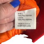 American Stitch Black Faux Fur Full Zip Varsity Bomber Jacket Women Sz M Size M Photo 8