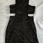 EXPRESS  Black Sequin Mini Dress Photo 0