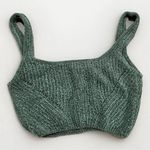 Nikka K Knitted Tank Crop Top Women's Size Small Green Knit Polyester Sleeveless Photo 0