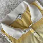 Lacoste Made in France Yellow Stripes Sleeveless Polo Photo 4