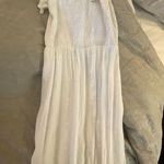 Jessica Simpson White Cotton / Lace Dress  Small Photo 0