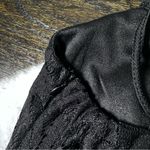 Shareen  Collections V Neck Black Lace Dress Photo 8