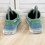 Sperry  Top Sider Biscayne Canvas Boat Shoes Colorblock Green Blue White Size 7.5 Photo 5