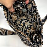 Vera Bradley Caffe' Latte Black Brown White Sherry Bag Small Tote Purse Shoulder Photo 6