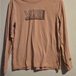 Vans  Blush Pink Graphic Long Sleeve Photo 2