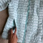 Adidas Women's Ice Blue Puffer Jacket Photo 3