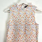 French Connection  Camille Verona Crepe Smocked Minidress in Summer White Medium Photo 5