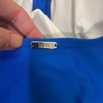 DKNY Ruffle Plunge Underwire Tummy Control One-Piece Swimsuit Blue size 16 NWT Photo 5