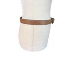Northern Reflections women's M genuine Italian leather camel brown adjust belt Photo 2