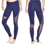 Alo Yoga Coast Stirrup Mesh Leggings Heel Strap Blue Women’s Size XS Photo 1