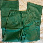 Princess Polly  Green Leather Pants Faux Photo 1