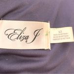 Eliza J  Black Form Fitting Dress with Cut Outs Size 12 Photo 14