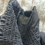 DO+BE  Black Smocked Puff Sleeve Top Photo 3