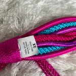 Pink Aqua Purple Rope 90s Belt Size 3X NWOT Photo 3