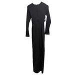 Camila Coelho Gelina Black Elegant Party Embellished Maxi Dress $338 NWT Small Photo 4